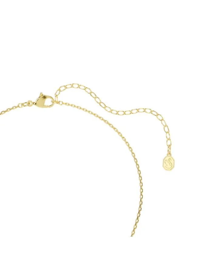 SWAROVSKI  Gema Black & Green Gold Tone Drop Necklace for Women | Best Price UAE